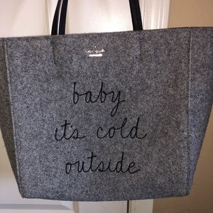 Kate Spade Baby it’s cold outside tote